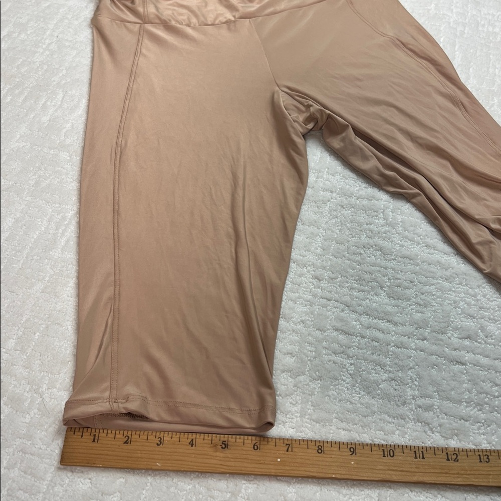 Undersummers shortlette capri shape wear slip nude tan compression XL - Picture 5 of 11